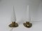 Italienische Vintage Messing Tischlampen, 1950er, 2er Set 3