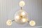 Frosted Glass & Bronze Chandelier by Francis Hubens for Verrerie D'Art Degué, 1930s, Image 27