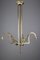 Frosted Glass & Bronze Chandelier by Francis Hubens for Verrerie D'Art Degué, 1930s, Image 12