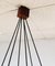 Vintage Scandinavian 6-Light Chandelier, 1950s, Image 8