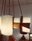 Vintage Scandinavian 6-Light Chandelier, 1950s 9