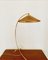 Vintage Brass Arc Floor Lamp by J. T. Kalmar for Kalmar, 1950s 4