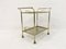 Vintage Italian Brass Drinks Trolley, 1970s 6