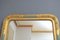 Antiker Spiegel mit vergoldetem Holzrahmen 11
