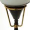 Lámpara de pie italiana Mid-Century de vidrio opalino, años 50, Imagen 5