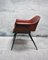 Italienischer Stuhl aus Holz, Eisen & Kunstleder von Carlo Ratti, 1950er 2