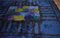 Blauer Hochflorteppich von Viola gråsten für NK textilkammare, 1966 3