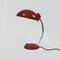Lampada da tavolo Mid-Century regolabile rossa, Immagine 1