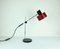Mid-Century Red Metal & Chrome Table Lamp from Gura, Image 8