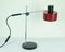 Mid-Century Red Metal & Chrome Table Lamp from Gura, Image 6