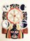 Maschere Mid-Century in porcellana di Sargadelos, Giappone, set di 5, Immagine 14
