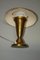 Lámpara de mesa Art Déco de latón, años 30, Imagen 8