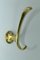 Gold Colored Anodised Aluminum Clothes Hooks, 1950s, Set of 4 6