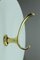 Gold Colored Anodised Aluminum Clothes Hooks, 1950s, Set of 4 10