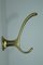 Gold Colored Anodised Aluminum Clothes Hooks, 1950s, Set of 4, Image 4