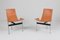 Cognac Leather T-Chairs by Katavolos, Kelley, and Littell, 1970s, Set of 2 2