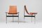 Chaises T en Cuir Cognac par Katavolos, Kelley et Littell, 1970s, Set de 2 4