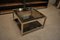 Vintage Smoked Glass and Metal Coffee Table from Belgochrom, 1970s 8
