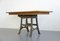 Large Antique Industrial Work Table from Woods & Co, 1910s 5