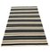 Tapis Kilim en Coton Tissé à la Main Noir et Beige, années 70 2