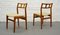 Esszimmerstühle aus Teak im skandinavischen Stil, 1960er, 2er Set 3