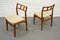 Esszimmerstühle aus Teak im skandinavischen Stil, 1960er, 2er Set 8