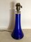 Mid-Century Blue Glass Table Lamp from Lindshammar, 1960s 5
