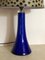 Mid-Century Blue Glass Table Lamp from Lindshammar, 1960s 3