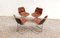 Leather and Wire Dining Chairs by Gastone Rinaldi for Rima, 1974, Set of 4, Image 6