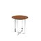 Round American Walnut Side Table by Jacobo Ventura for C.A. Spanish Handicraft 1