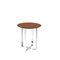 Round American Walnut Side Table by Jacobo Ventura for C.A. Spanish Handicraft, Image 1