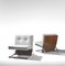Walnut & Eco Leather Armchair with Chrome Legs by Jacobo Ventura for C.A. Spanish Handicraft 3