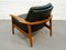 Teak and Leather Armchair, 1960s, Image 12