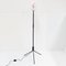 Mid-Century French Steel and Glass Floor Lamp, 1950s, Image 1