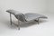 Gray Leather Wave Lounge Chair by Giovanni Offredi for Saporiti Italia, 1974 3