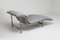 Gray Leather Wave Lounge Chair by Giovanni Offredi for Saporiti Italia, 1974, Image 3