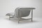 Gray Leather Wave Lounge Chair by Giovanni Offredi for Saporiti Italia, 1974 4