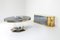 Mesa de comedor redonda de cromo y latón de Sandro Petti para Maison Jansen, años 70, Imagen 6