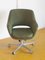 Spanish Fabric and Aluminum Swivel Chair, 1970s 1