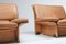 Buffalo Leather Club Chairs by Titiana Ammannati & Giampiero Vitelli, 1970s, Set of 2 11
