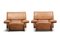 Buffalo Leather Club Chairs by Titiana Ammannati & Giampiero Vitelli, 1970s, Set of 2 8