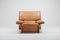 Buffalo Leather Club Chairs by Titiana Ammannati & Giampiero Vitelli, 1970s, Set of 2 7
