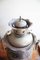 Antique Russian Samovar with Tray 6