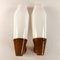 Model 6005 Ceramic and Opaline Glass Sconces from IFÖ, 1960s, Set of 2 1