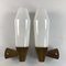 Model 6005 Ceramic and Opaline Glass Sconces from IFÖ, 1960s, Set of 2 3