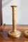 Antike Kerzenständer aus vergoldeter Bronze, 2er Set 1