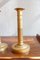 Antike Kerzenständer aus vergoldeter Bronze, 2er Set 2