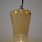 Gelbe Deckenlampe von Louis C. Kalff für Philips, 1960er 15