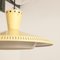 Gelbe Deckenlampe von Louis C. Kalff für Philips, 1960er 2