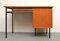 Modernist Teak Veneer & Metal Desk, 1960s 4